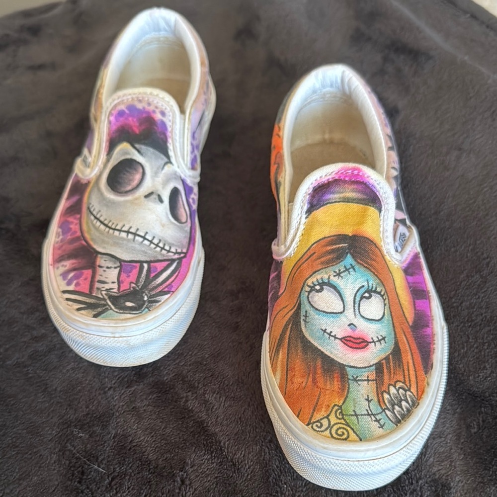 Custom Nightmare Before Christmas Vans